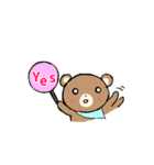 毎日使えるくまさんだよ♫（個別スタンプ：11）