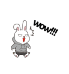 だらけウサギ（個別スタンプ：3）