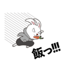 だらけウサギ（個別スタンプ：6）