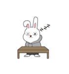 だらけウサギ（個別スタンプ：8）