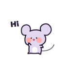 ねずみのちーちゅん 1.5(ENG)（個別スタンプ：1）