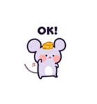 ねずみのちーちゅん 1.5(ENG)（個別スタンプ：4）