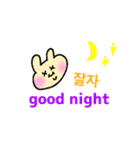 使える韓国語(英語)（個別スタンプ：2）
