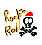 PUNK rock が好きなドクロのクリスマス（個別スタンプ：3）