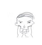 隣のオメガくん（個別スタンプ：24）