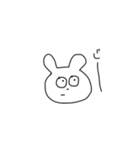 うさぎかくまか。（個別スタンプ：1）