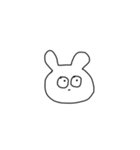うさぎかくまか。（個別スタンプ：3）