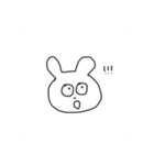 うさぎかくまか。（個別スタンプ：10）