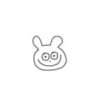 うさぎかくまか。（個別スタンプ：14）
