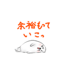 毎日使えるかわいいアザラシスタンプ（個別スタンプ：8）