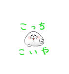 毎日使えるかわいいアザラシスタンプ（個別スタンプ：19）