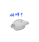 毎日使えるかわいいアザラシスタンプ（個別スタンプ：20）
