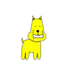 キイロイヌ（個別スタンプ：6）