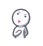 ピクセルシロくん アントニーの日常（個別スタンプ：10）