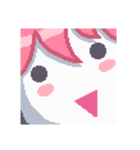ピクセルシロくん アントニーの日常（個別スタンプ：16）