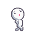 ピクセルシロくん アントニーの日常（個別スタンプ：23）