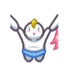 ピクセルシロくん アントニーの日常（個別スタンプ：27）