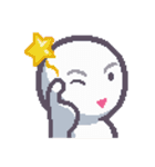 ピクセルシロくん アントニーの日常（個別スタンプ：29）