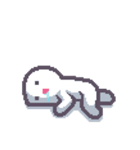 ピクセルシロくん アントニーの日常（個別スタンプ：38）