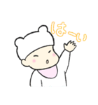 くまさんを着たおしおりさま（個別スタンプ：11）
