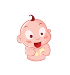 かわいい赤ちゃん漫画ステッカーセット（個別スタンプ：2）