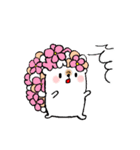 お花ハリネズミちゃんスタンプ（個別スタンプ：5）