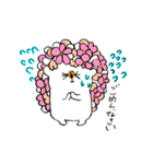 お花ハリネズミちゃんスタンプ（個別スタンプ：9）