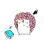 お花ハリネズミちゃんスタンプ（個別スタンプ：24）