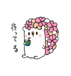 お花ハリネズミちゃんスタンプ（個別スタンプ：32）
