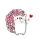 お花ハリネズミちゃんスタンプ（個別スタンプ：33）