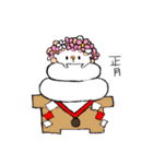 お花ハリネズミちゃんスタンプ（個別スタンプ：37）