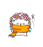 お花ハリネズミちゃんスタンプ（個別スタンプ：40）