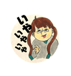 めがねのねーさんスタンプ（個別スタンプ：10）
