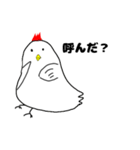 飛ばない鶏（個別スタンプ：1）
