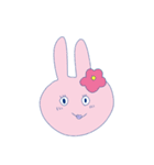 すごく使い易い可愛いウサギちゃんスタンプ（個別スタンプ：8）