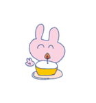 すごく使い易い可愛いウサギちゃんスタンプ（個別スタンプ：17）
