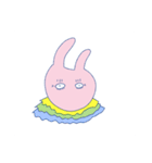 すごく使い易い可愛いウサギちゃんスタンプ（個別スタンプ：19）