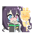 -黒猫リズと愉快な仲間たち-カメラ女子♪#1（個別スタンプ：7）