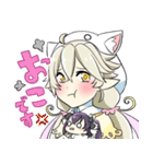 -黒猫リズと愉快な仲間たち-カメラ女子♪#1（個別スタンプ：20）