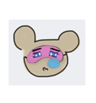 太眉くま（個別スタンプ：5）