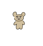 太眉くま（個別スタンプ：8）