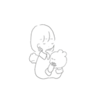 わくわくおんなのこ！（個別スタンプ：9）