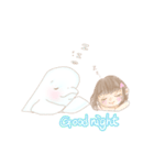 ベルーガと女の子（個別スタンプ：11）
