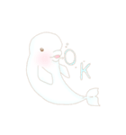 ベルーガと女の子（個別スタンプ：12）