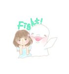 ベルーガと女の子（個別スタンプ：23）