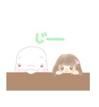 ベルーガと女の子（個別スタンプ：26）