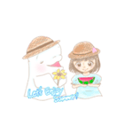 ベルーガと女の子（個別スタンプ：38）