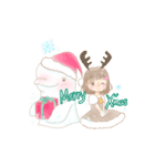 ベルーガと女の子（個別スタンプ：40）