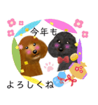 トイプーちゃん 冬ver.（個別スタンプ：2）