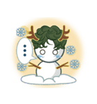 クリスマスのかわいい少年（個別スタンプ：1）